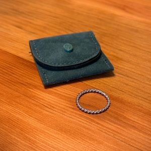 Aurate Thick Stackable Twist Ring